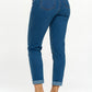 Paperbag Smocked Waist Buttonfly Denim Jeans