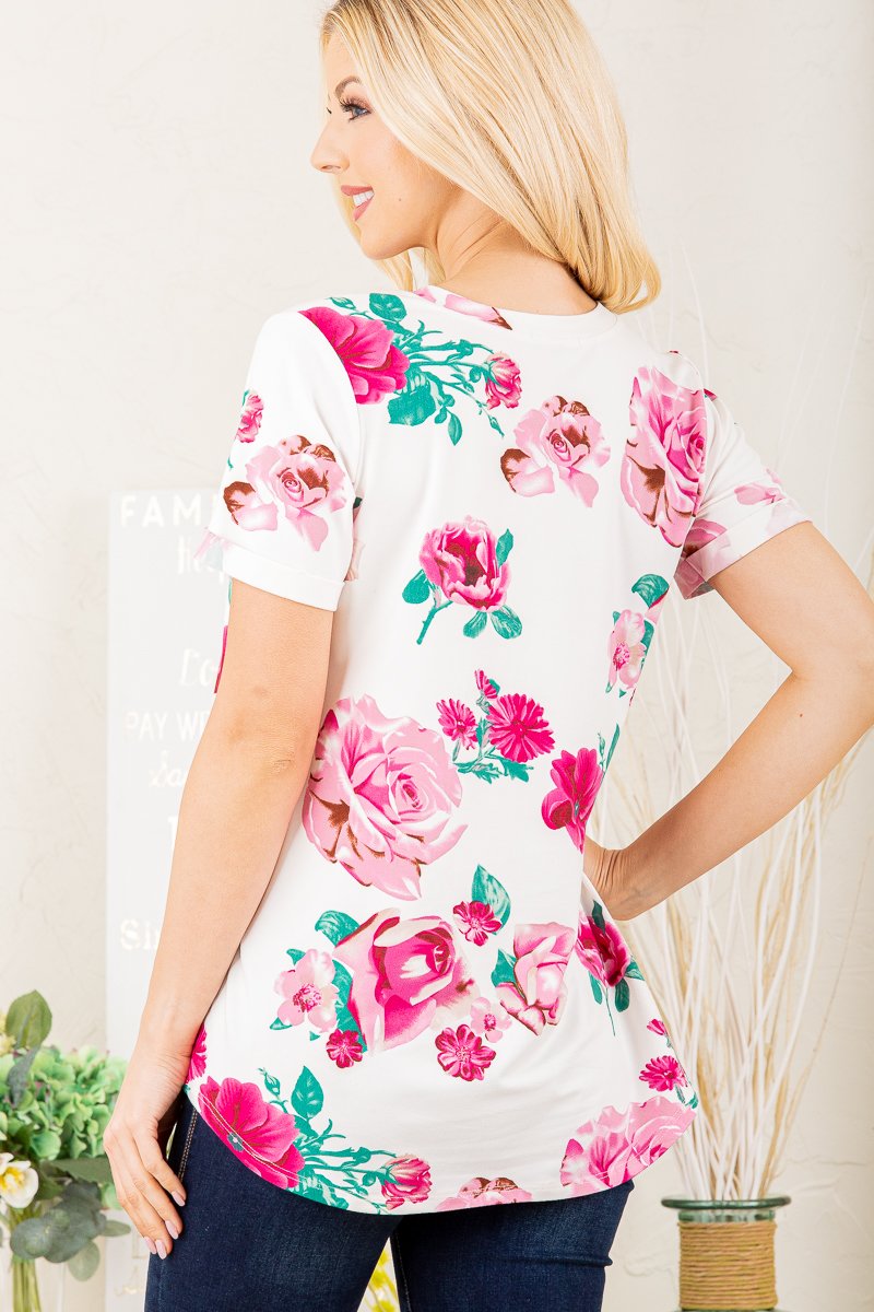 Spring Fling Floral Top
