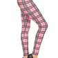 Valentine's Pink Plaid TC2 Leggings