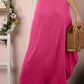 Pink Hi-Low Open Front Maxi Skirt