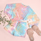 Tiedye Pajama Shorts Set