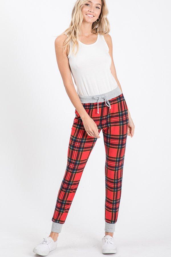 Plaid Jill Joggers