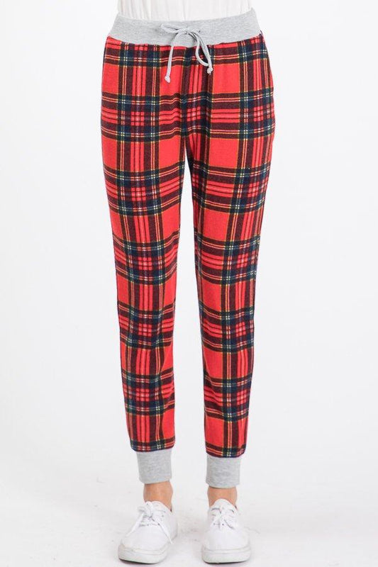 Plaid Jill Joggers