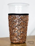 Rose Gold Sequin Koozie