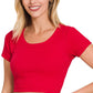 Seamless Ribbed Crop Top