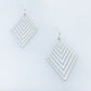 Cutout Diamond Shaped Chevron Earrings