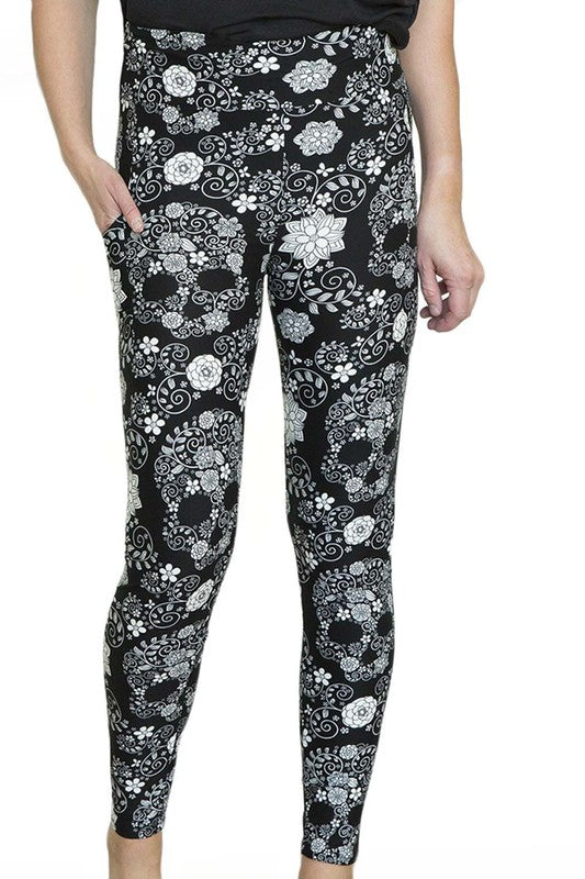 Skull Pocket Leggings