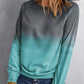 Teal Ombre Pullover