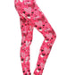 Valentines Pink Heart Leggings