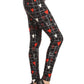 Valentines Black Heart Leggings
