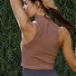 Seamless Turtle Neck Crop Top