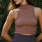 Seamless Turtle Neck Crop Top